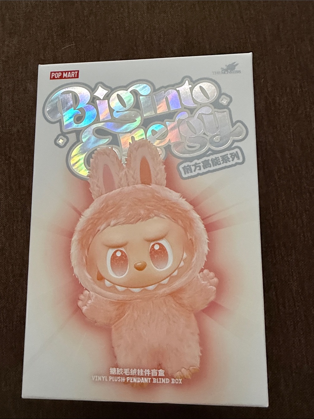 POP MART Pink Bunny Plush-Style Vinyl Figure - Big into Energy Series